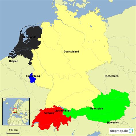 niederlande deutschland karte